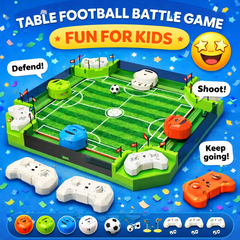 4-Player Tabletop Football Arena Set – Remote Control Battle Soccer Game