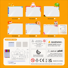 Fluorescent LED Sketchpad Drawing Board with Magic Glow Effect
