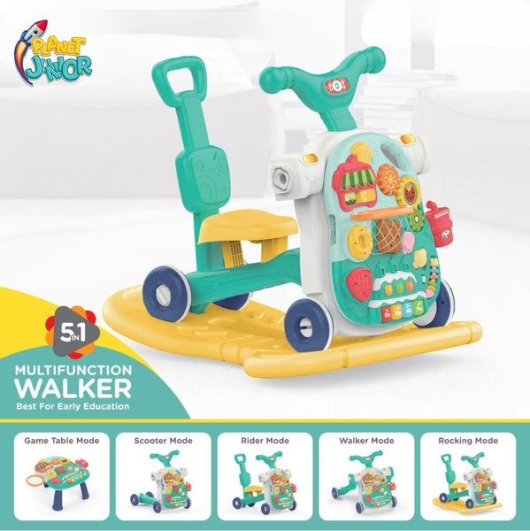 5-in-1 Activity Musical Baby Walker