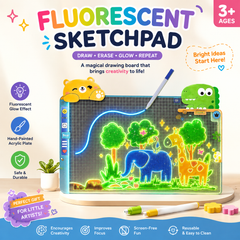 Fluorescent LED Sketchpad Drawing Board with Magic Glow Effect