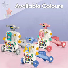 6-in-1 Multifunction Musical Baby Walker – Ride-On, Scooter & Activity Learning Center