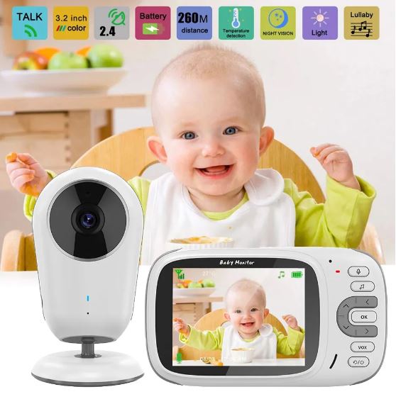 High-Resolution Baby Video Monitor – 3.2
