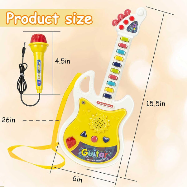 Rock Star Music Guitar Set with Microphone & Lights