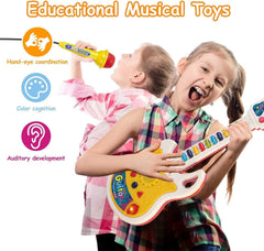 Rock Star Music Guitar Set with Microphone & Lights