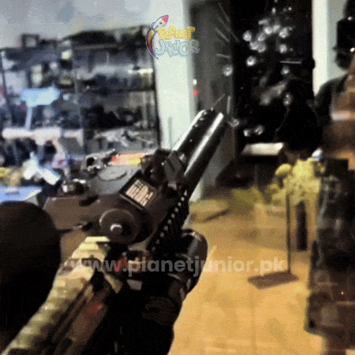 Black ARP9 Electric Water Bullet Gun – Flamethrower Style with Lithium Battery & USB Charging