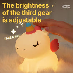 Unicorn Touch Night Lamp – Soft Glow LED Bedside Light