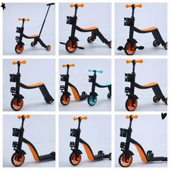 8-in-1 Multi-Functional Kids Scooter & Tricycle
