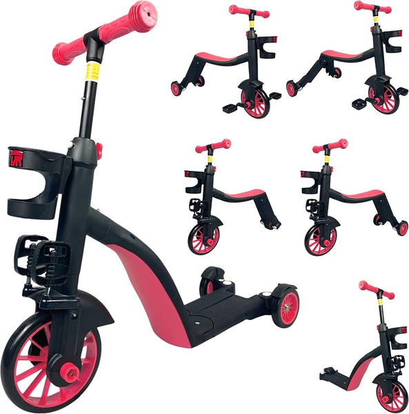 8-in-1 Multi-Functional Kids Scooter & Tricycle