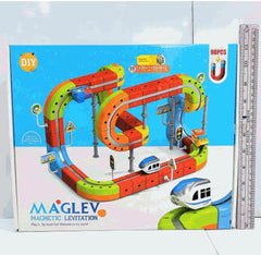 DIY STEM Building Railway Magnetic Levitation Train Track Set | 98 Pcs
