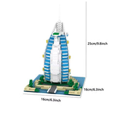 Dubai Skyline Landmark Building Set – 3000+ PCS