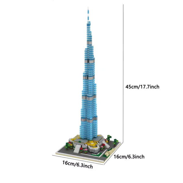 Dubai Skyline Landmark Building Set – 3000+ PCS