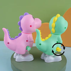 Mechanical Wind-Up Dinosaur – Jumping Action with Rotating Head