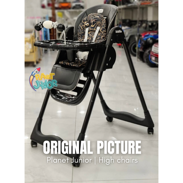 🍼 Kidilo Baby Feeding High Chair with Height Adjustment, Reclining Seat & Safety Harness