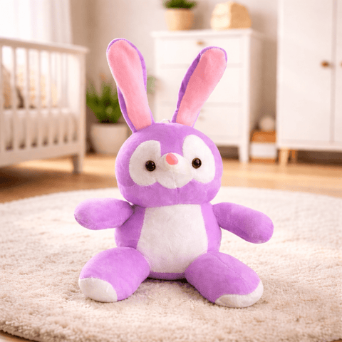 Adorable Purple Plush Bunny