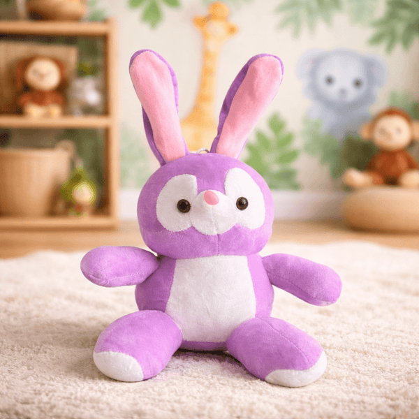 Adorable Purple Plush Bunny