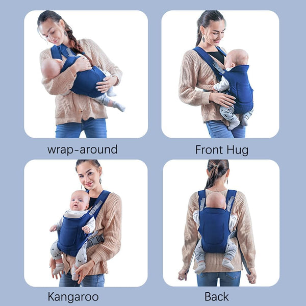 AIEBAO Baby Carrier – Comfortable 3–12 Months Support