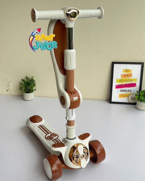 Airplane Design Kids Scooty with Smooth Ride Wheels