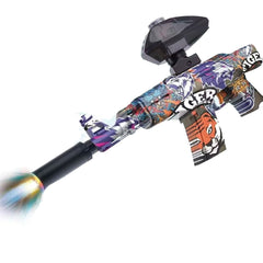 AK-47 Electric Gel Blaster Gun – Auto Repeating Water Bead Rifle with Glow Effect