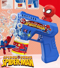 Automatic Light-Up Spider Hero Bubble Blaster for Kids