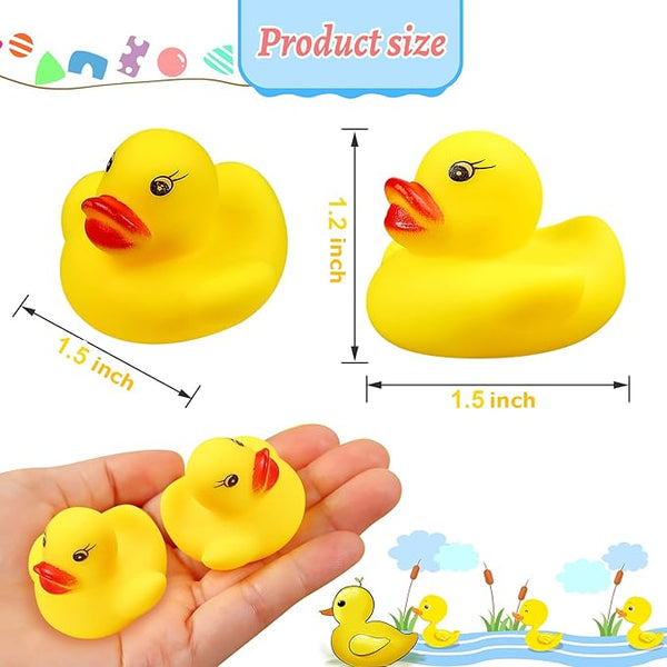 Baby Bath Duck Set – Squeaky Floating Water Play Pack | 20pc