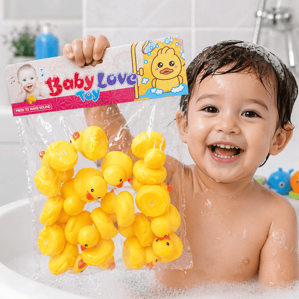Baby Bath Duck Set – Squeaky Floating Water Play Pack | 20pc