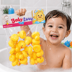 Baby Bath Duck Set – Squeaky Floating Water Play Pack | 20pc