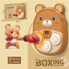 Bear Boxing Music Machine – Interactive Punch Game with Lights & Sounds