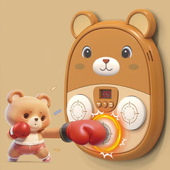 Bear Boxing Music Machine – Interactive Punch Game with Lights & Sounds