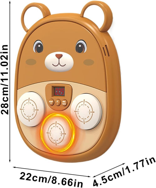 Bear Boxing Music Machine – Interactive Punch Game with Lights & Sounds
