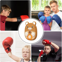 Bear Boxing Music Machine – Interactive Punch Game with Lights & Sounds