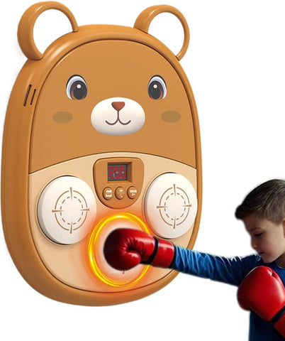 Bear Boxing Music Machine – Interactive Punch Game with Lights & Sounds
