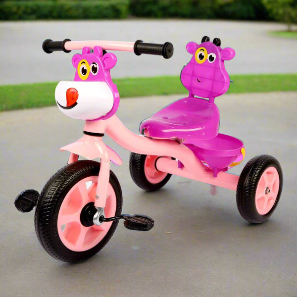 Cute Moo Face Tricycle For Toddlers