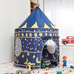 Castle Play House Portable Tent – Kids Princess & Adventure Play Castle 🏰✨👑