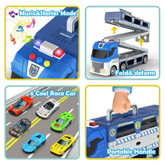 Catapult Police Carrier Truck – Racing Launcher Transporter