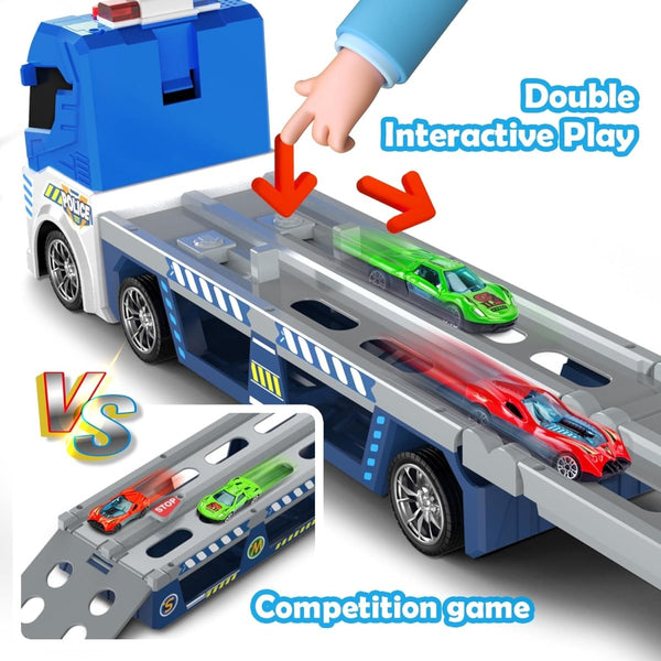 Catapult Police Carrier Truck – Racing Launcher Transporter