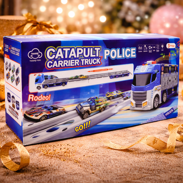Catapult Police Carrier Truck – Racing Launcher Transporter