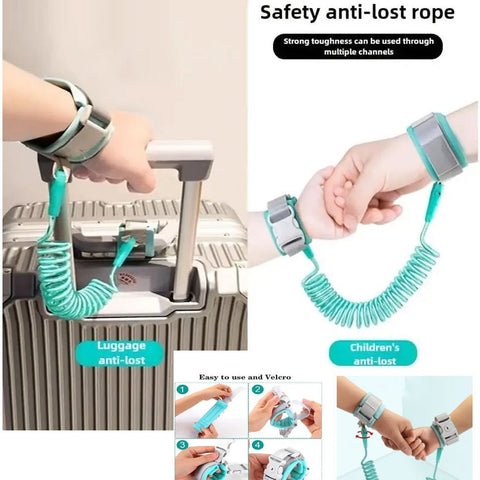 Child Anti-Lose Strap 2-in-1 with Safety Lock – Secure, Comfortable & Travel-Friendly