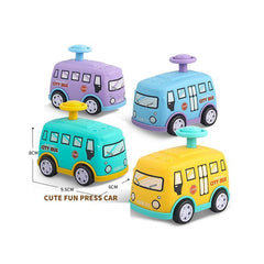 CityBus Push & Go Mini Bus Set – Colorful Urban Vehicle Collection