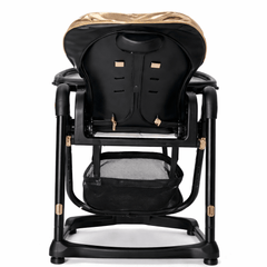 Comfort Seat Premium Baby Feeding High Chair with Wheels &  Secure Safety Belt