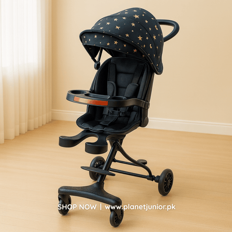 ComfortRide Baby Stroller – Safe, Adjustable & Easy to Handle
