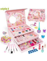 Complete Makeup Layers Cosmetics Box – Multi Layer Beauty Case Set 💄✨🎀