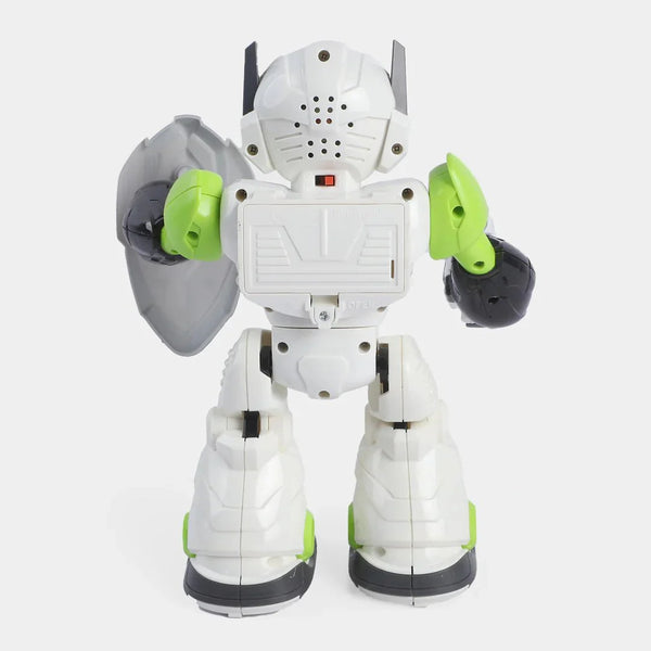 CoolMan 360° Action Robot – Lights, Sounds & Battle Gear Interactive Robot