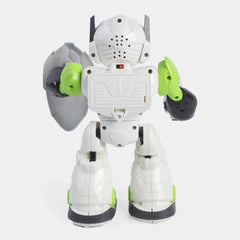 CoolMan 360° Action Robot – Lights, Sounds & Battle Gear Interactive Robot