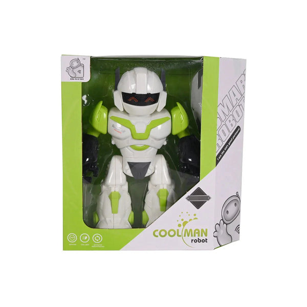 CoolMan 360° Action Robot – Lights, Sounds & Battle Gear Interactive Robot