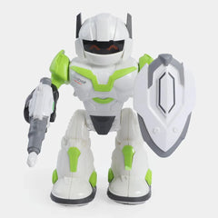 CoolMan 360° Action Robot – Lights, Sounds & Battle Gear Interactive Robot