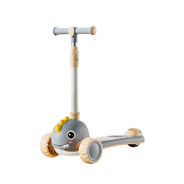Cute Dino Kids Scooter – 3 Wheel Balance Ride-On with Adjustable Handle & Seat