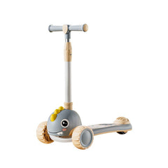 Cute Dino Kids Scooter – 3 Wheel Balance Ride-On with Adjustable Handle & Seat