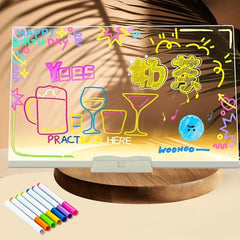 DIY LED Acrylic Writing Board Lamp – Small Creative Glow Board