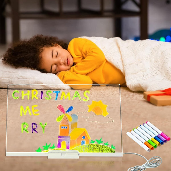 DIY LED Acrylic Writing Board Lamp – Small Creative Glow Board