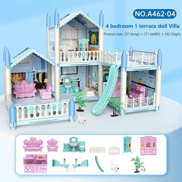 🏰 Dream Castle Dollhouse Mansion